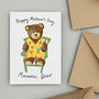 Traditional Teddy Bear Mother's Day Card, thumbnail 2 of 3