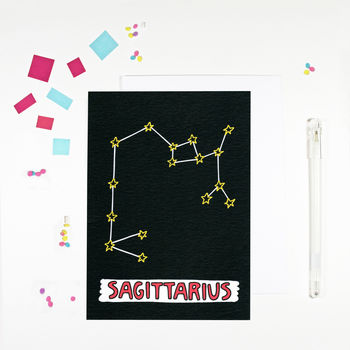 Star Sign Constellation Birthday Cards, 12 of 12