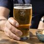 Personalised Engraved Pint Glass For 50th Birthday Gift, thumbnail 7 of 8