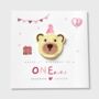 Personalised 1st Birthday Card Daughter Granddaughter Niece, thumbnail 5 of 5