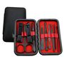 Red And Black Steel Manicure Nail File Gift Set, thumbnail 3 of 7