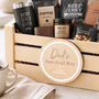 Survival Box Hamper For Dad Personalised Gift Crate Fathers Day Gift Idea, thumbnail 1 of 8