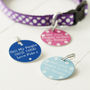 Get Your People To Call My People Personalised Pet Tag, thumbnail 1 of 4