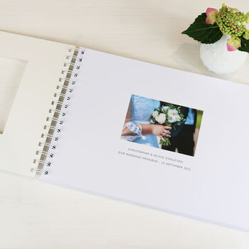 Personalised Wedding Memory Book Or Album: A4, 2 of 4