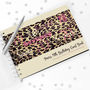 Personalised 70th Birthday Animal Print Guest Book, thumbnail 1 of 8