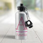 Personalised Girls Pink Drinks Bottle, thumbnail 3 of 4