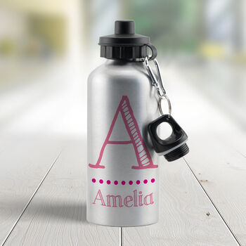 Personalised Girls Pink Drinks Bottle, 3 of 4
