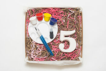 Paint Your Own Ceramic Number Kit, 8 of 10