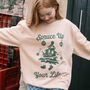 Spruce Up Your Life Women's Christmas Jumper, thumbnail 1 of 4