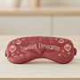 Sweet Dreams Plush Eye Mask And Sleep Mask Gift For Her, thumbnail 4 of 5