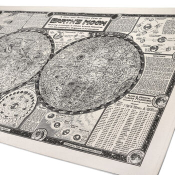 Moon Map Tea Towel, 7 of 9