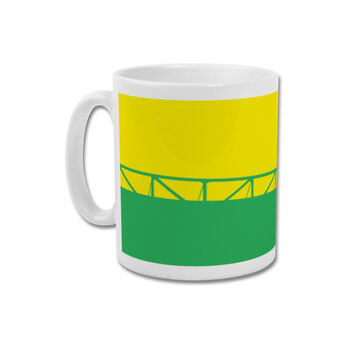 Norwich City 'River End' Carrow Road Gift Mug, 2 of 6