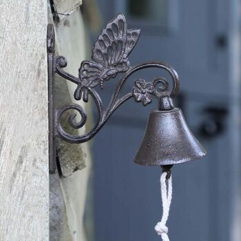 Decorative Butterfly Garden Door Bell, 3 of 5