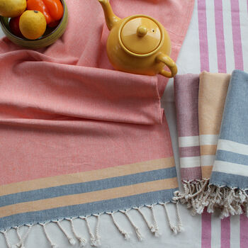 Personalised Cotton Kitchen Apron, Tea Towel, 6 of 12