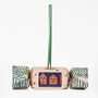 Gingerbread Bamboo Socks Women's Christmas Cracker Hanging Tree Decoration, thumbnail 3 of 5