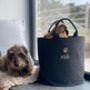 Personalised Dog Kit, Trug Storage Basket, thumbnail 1 of 4