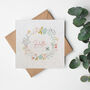 Pastel Hello Plantable Seed Paper Card, thumbnail 1 of 2
