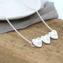 Silver Heart Necklace. Valentines Gift, thumbnail 4 of 12