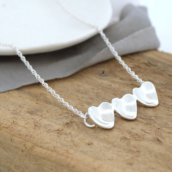 Silver Heart Necklace. Valentines Gift, 4 of 12