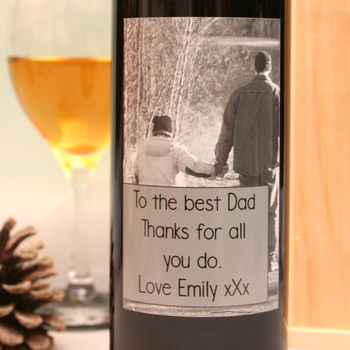 Personalised 'World's Best Dad' Wine Gift Set, 3 of 4
