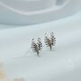 Sterling Silver Tiny Scorpion Stud Earrings, thumbnail 2 of 11