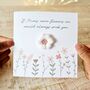 Personalised Crochet Puff Flower Birthday Card 'If Flowers', thumbnail 1 of 3