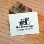 Personalised Teachers Rubber Stamp Gift, thumbnail 4 of 4