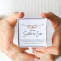 Sister In Law Necklace – Wedding Gift For Sister In Law, Thoughtful Present For Sister By Marriage, thumbnail 1 of 6