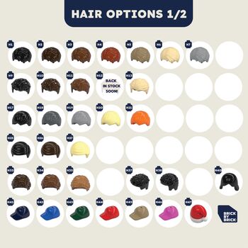 Couples Personalised Lego® Brick Minifig Couple Gift: Custom Romantic Keepsake For Partners, 3 of 12