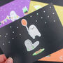 Happy Halloween Glitter Postcard Set, thumbnail 2 of 5