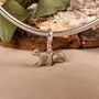 Enamelled Sterling Silver Squirrel Charm, thumbnail 4 of 9