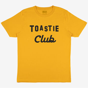 Toastie Club Men’s Slogan T Shirt, 3 of 3