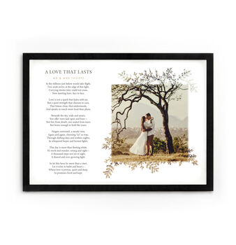 Use Your Own Photo And Poem Personalised Print, 9 of 9