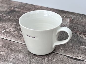 White 'Darling' Mug, 2 of 2