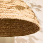 Seagrass Plaid Dome Easy Fit Ceiling Shade, thumbnail 4 of 4
