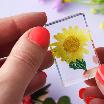 The Flower Market Large Yellow Daisy In Resin, 2 of 3