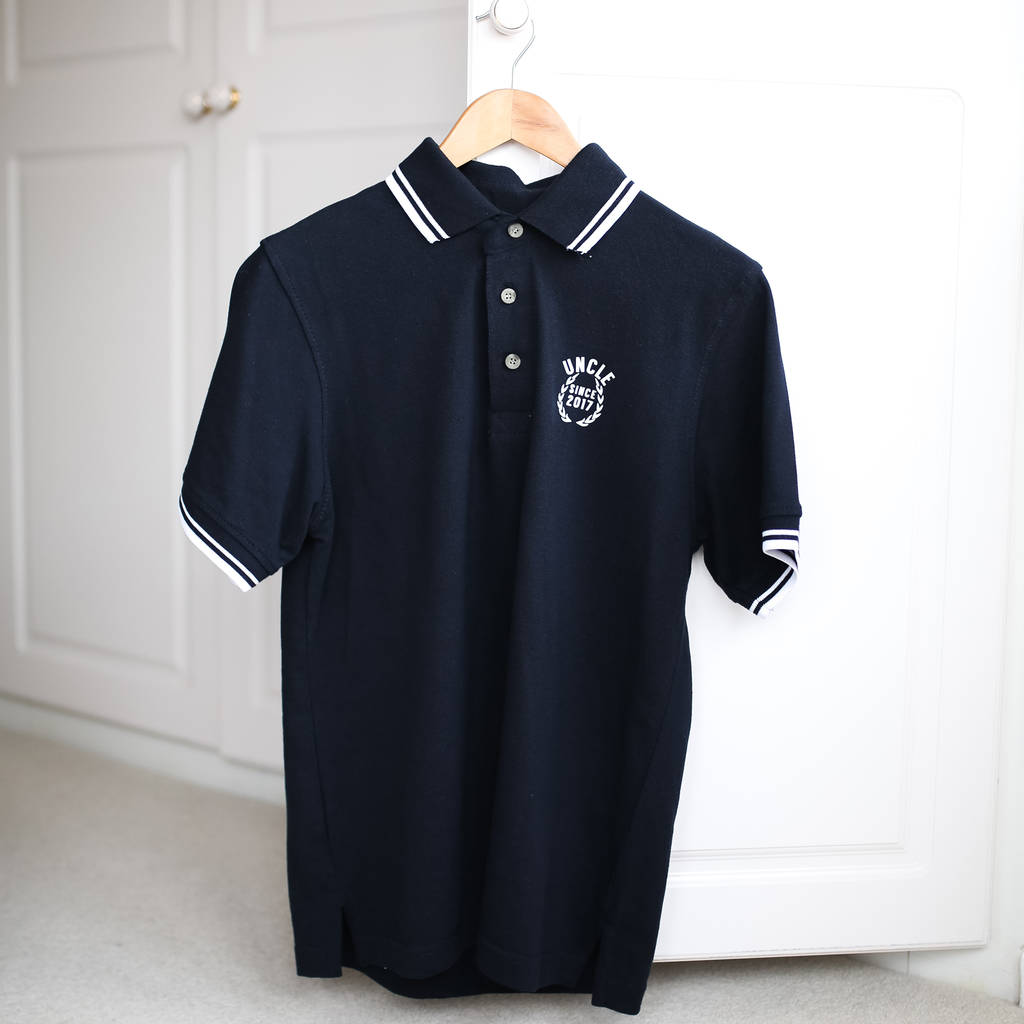 Personalised Dad/Grandad/Uncle Polo Shirt By Rosie Willett Designs ...