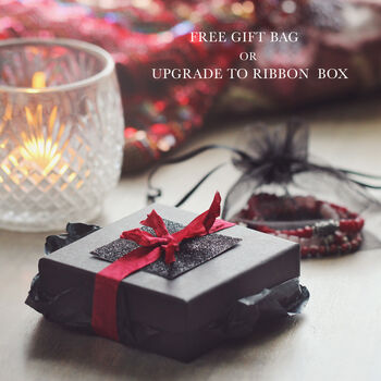 Red Garnet Earrings In Gold, January Birthstone Gift, 3 of 10