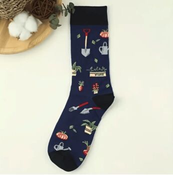 Novelty Fun Socks Size Five To Nine ~ Gardeners Socks, 3 of 8