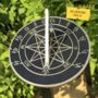 Handmade Star Sundial With Star Pattern, thumbnail 7 of 7