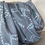 Rope And Anchor Print Scarf In Grey, thumbnail 3 of 4