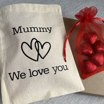 Personalised Valentine's Day Heart Chocolates Bag, 4 of 5