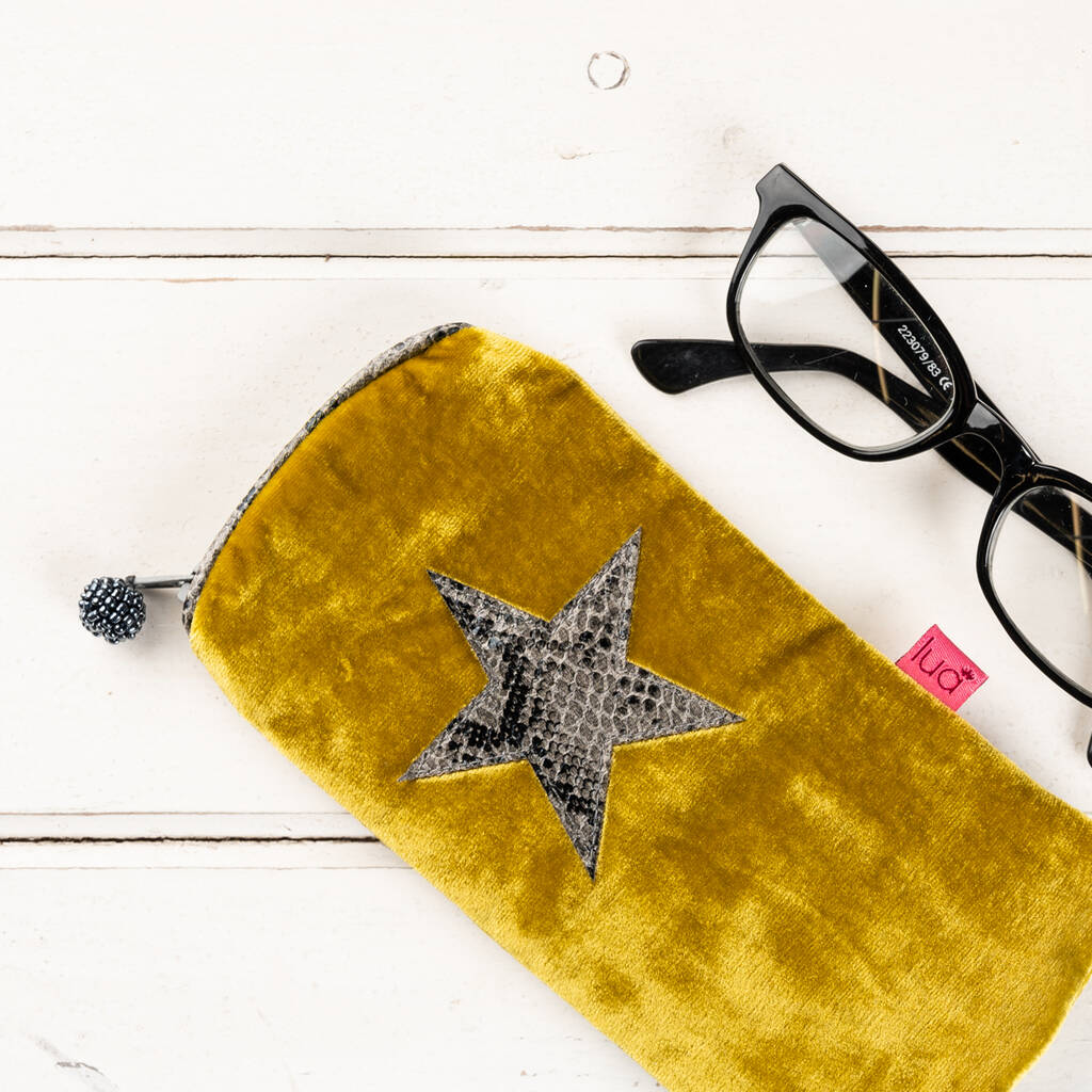 Velvet Star Glasses Case By Home & Glory