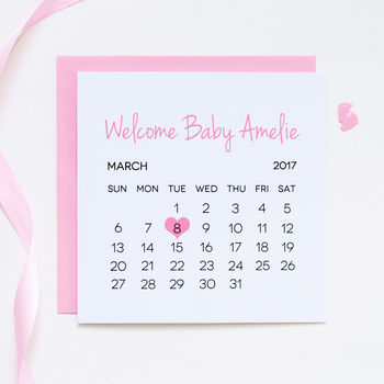 Personalised New Baby Card, 2 of 5