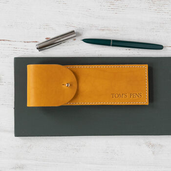 Personalised Leather Pen Holder, 5 of 10
