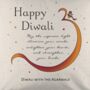 Personalised Diwali Om Symbol Cushion Cover, thumbnail 3 of 3