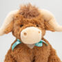 Large Longhorn Highland Cow With Personalised Heart, thumbnail 9 of 12