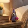 Handmade Felt Hootie The Owl Decoration, thumbnail 1 of 3