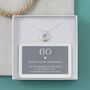 60th Birthday Sterling Silver Ring Necklace, thumbnail 1 of 7