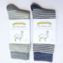 Ladies Alpaca Stripey Socks, thumbnail 11 of 11